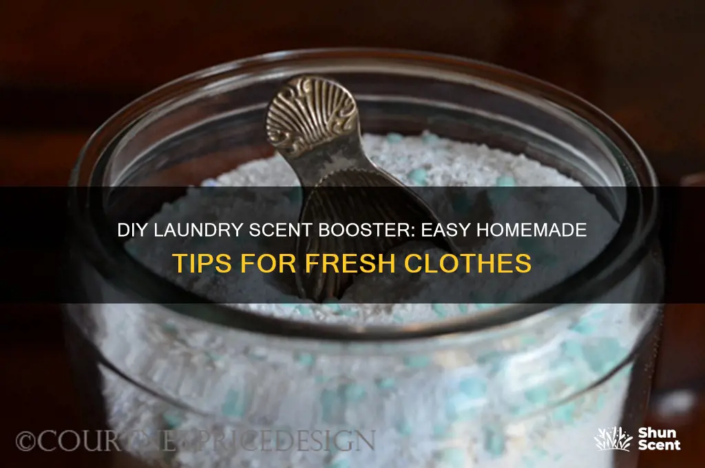 how to make your own laundry scent booster