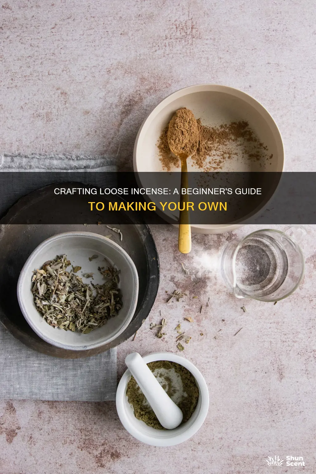 how to make your own loose incense
