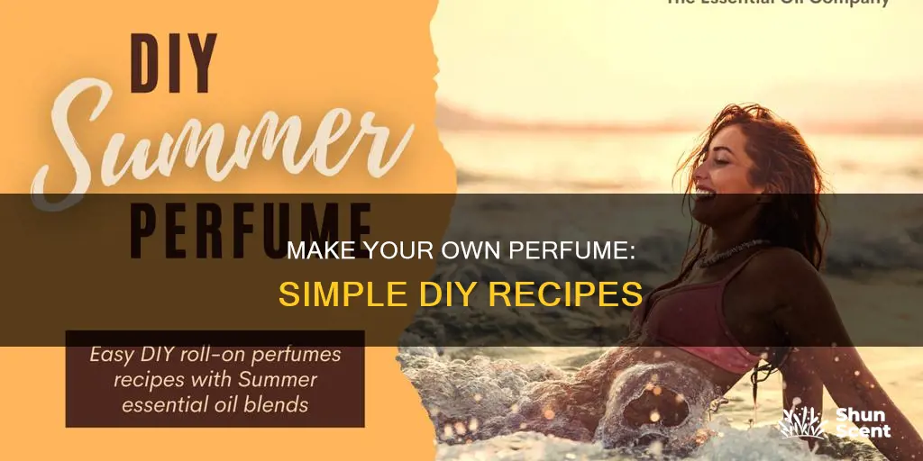how to make your own perfume at home recipes