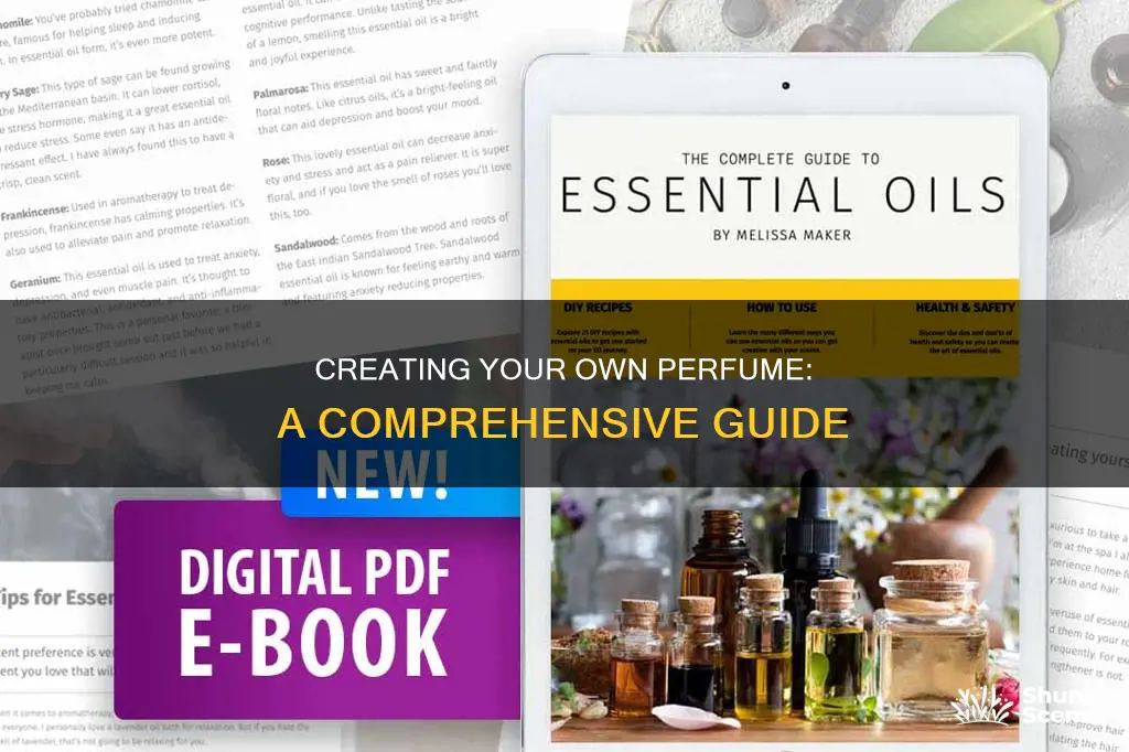 how to make your own perfume book
