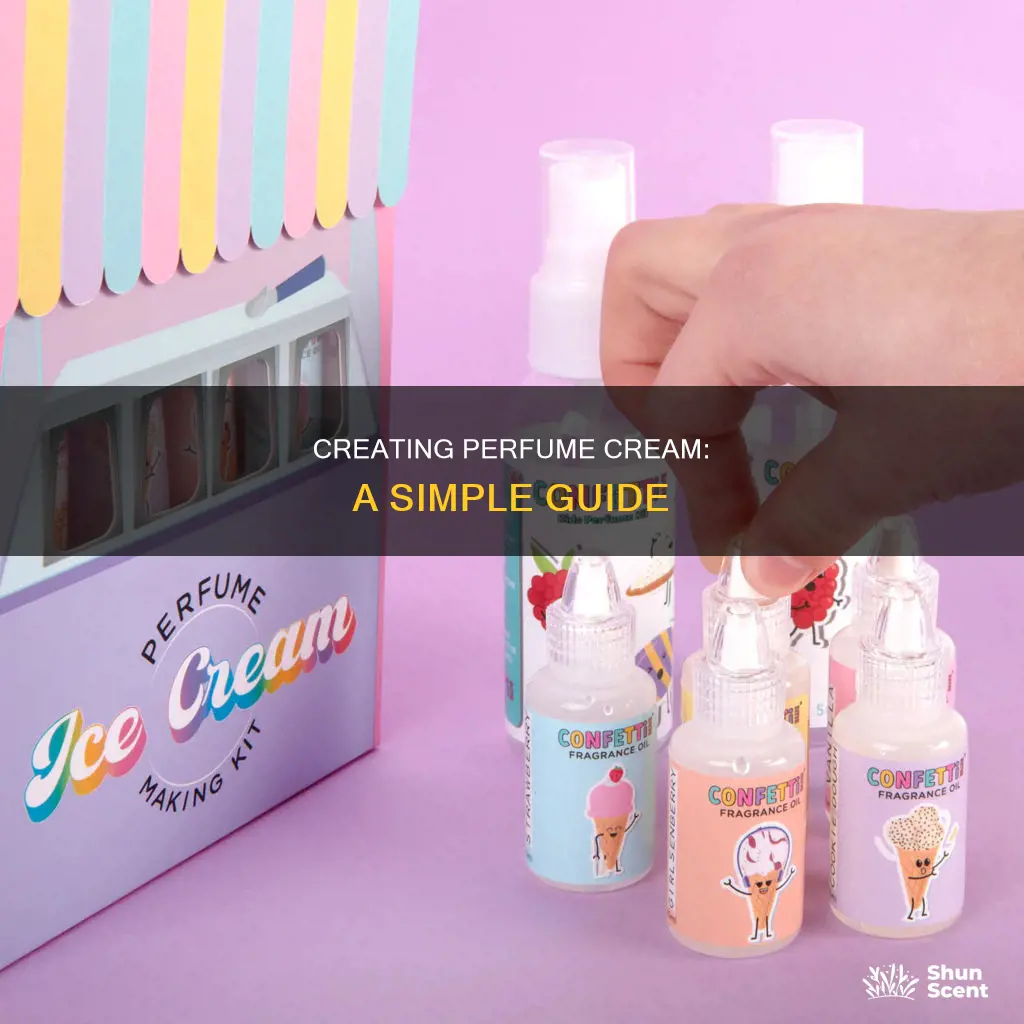 how to make your own perfume cream