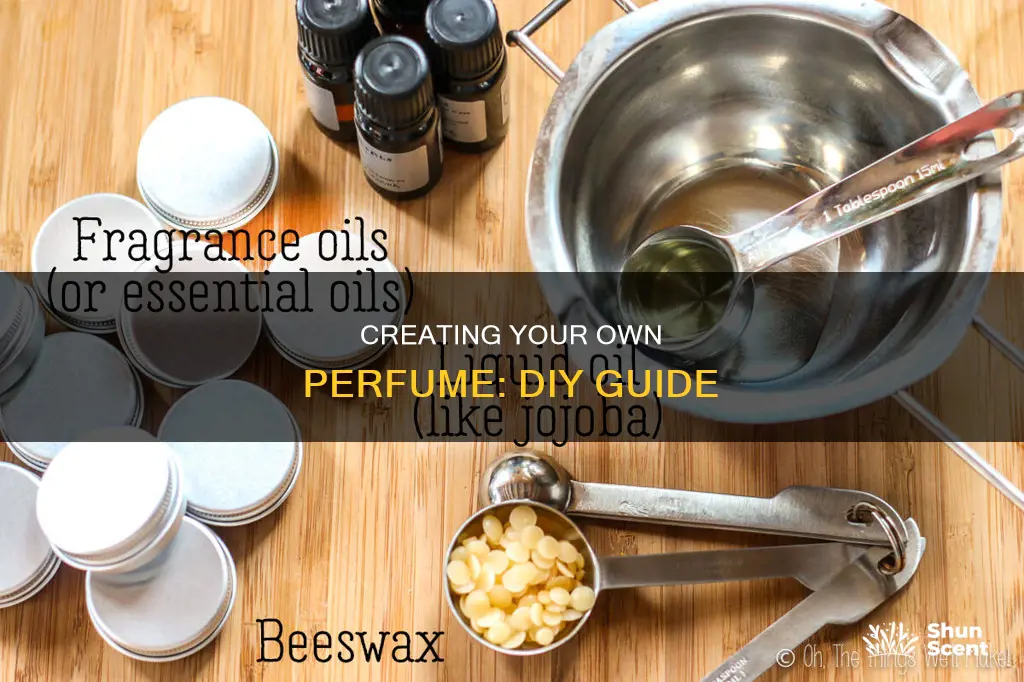 how to make your own perfume diy