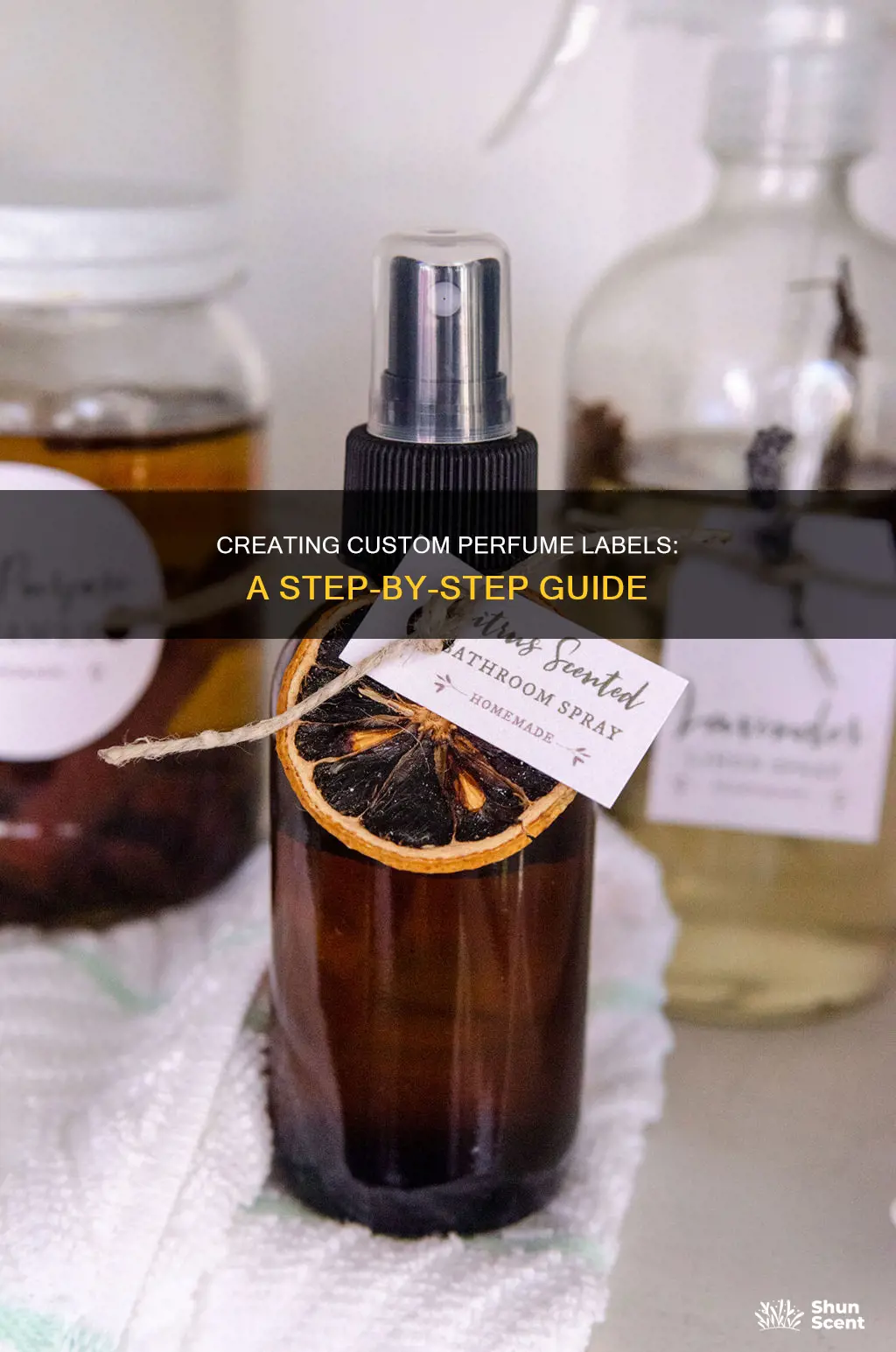how to make your own perfume labels