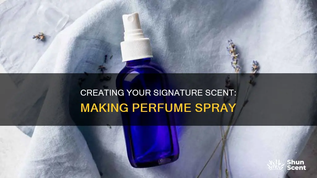 how to make your own perfume spray