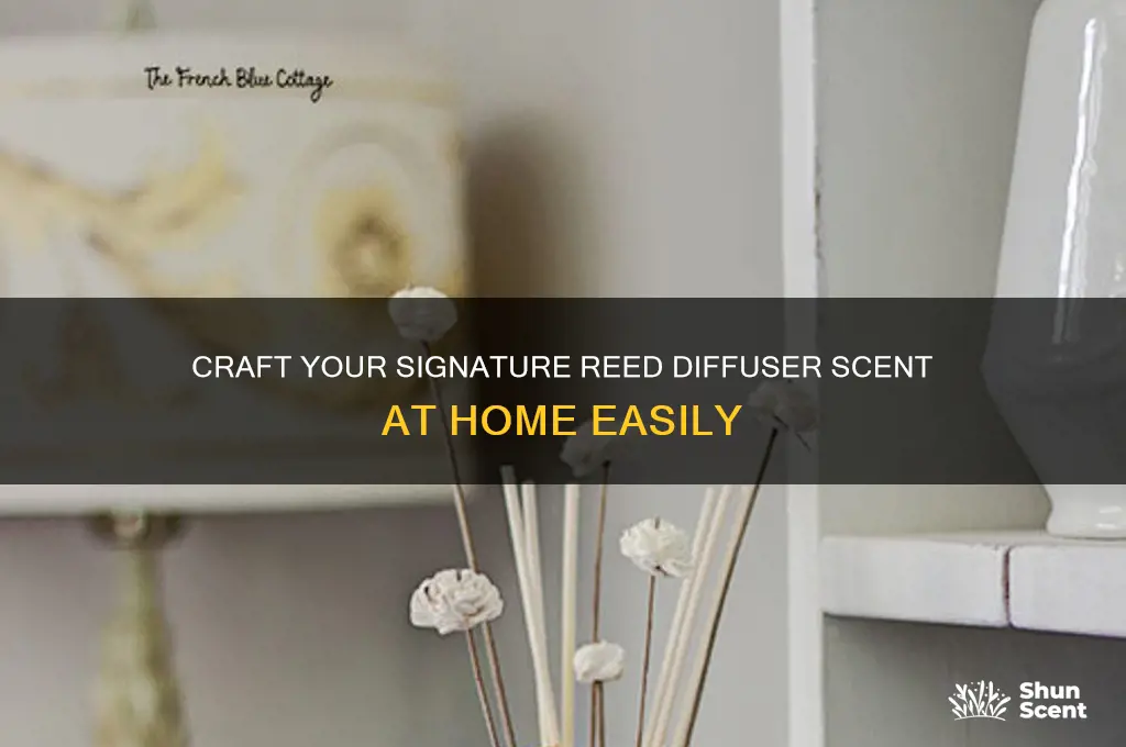 how to make your own reed diffuser scent