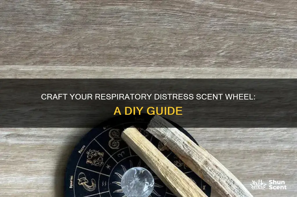 how to make your own respritory distress scent wheel