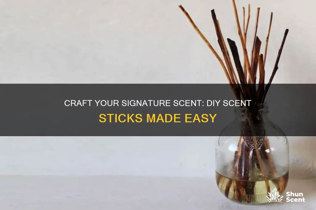 how to make your own scent sticks