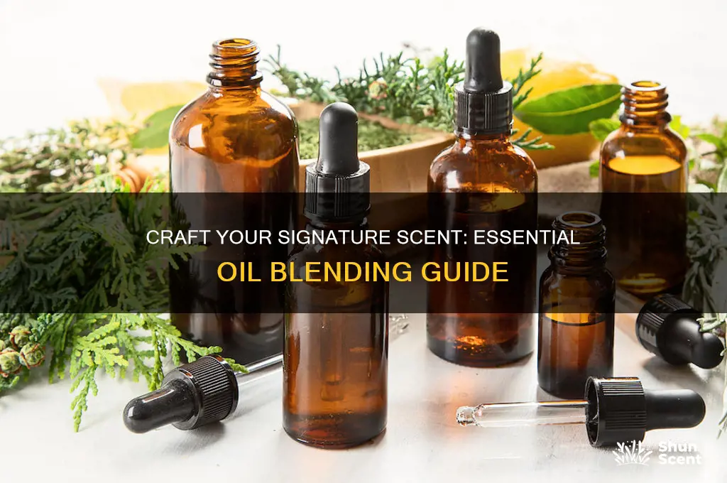 how to make your own scent with essential oils
