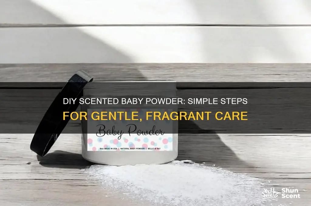 how to make your own scented baby powder