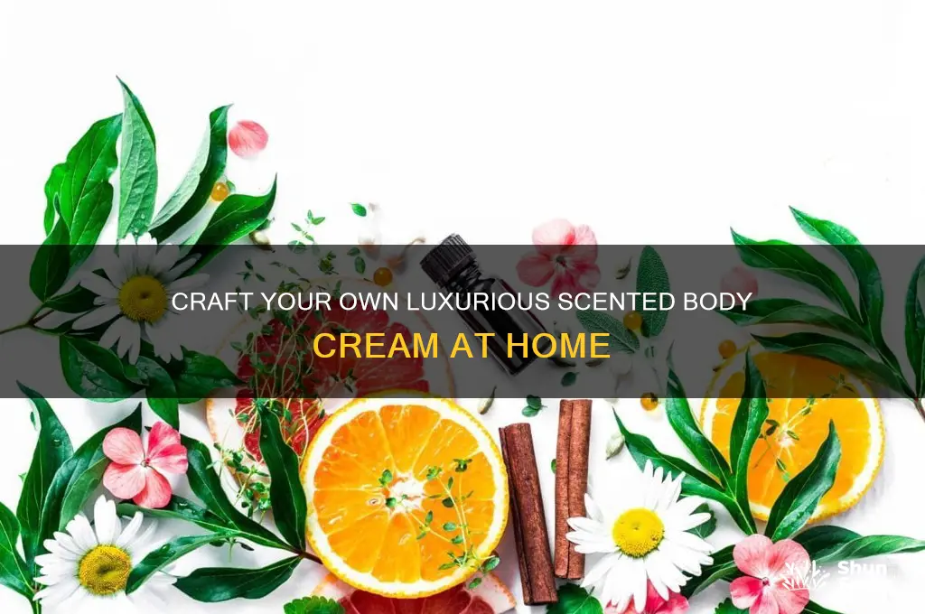 how to make your own scented body cream