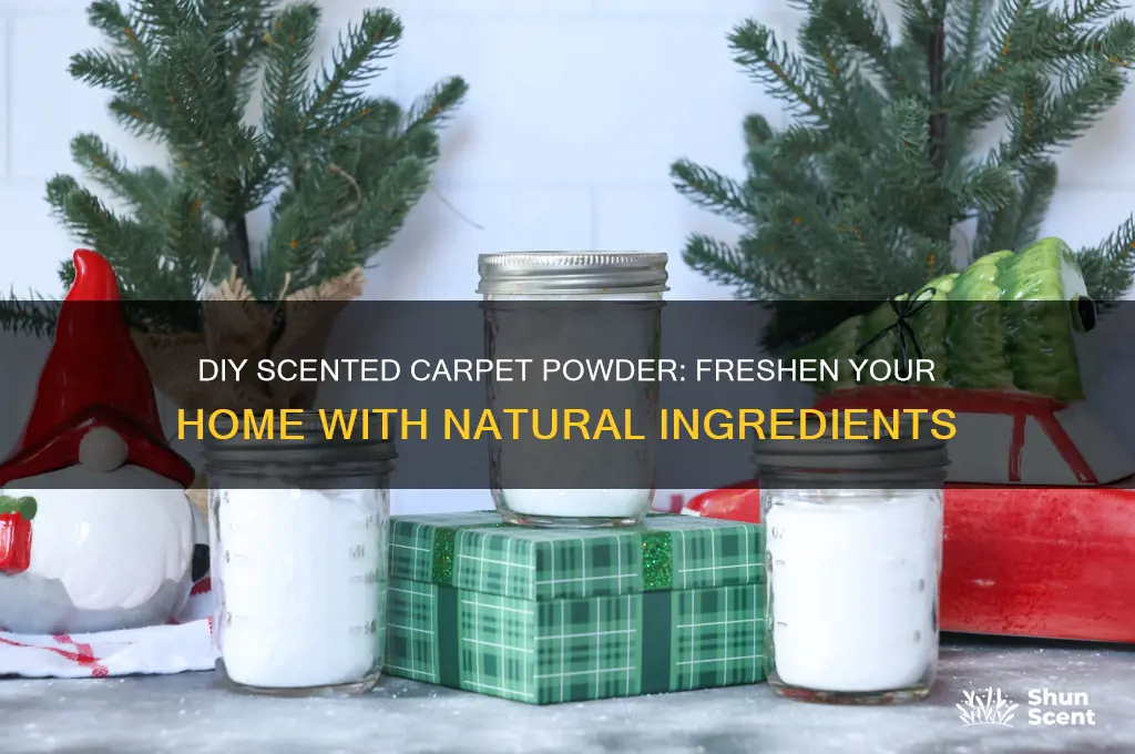 how to make your own scented carpet powder