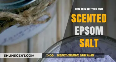 Craft Your Own Aromatic Epsom Salt: A Simple DIY Guide