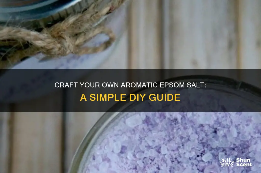 how to make your own scented epsom salt