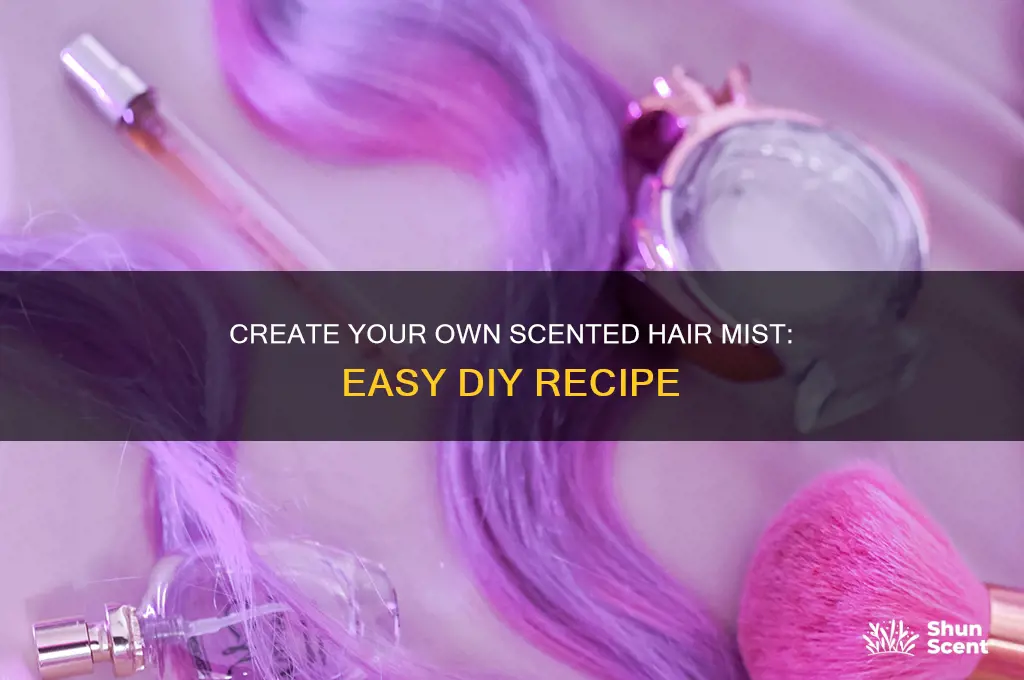 how to make your own scented hair mist