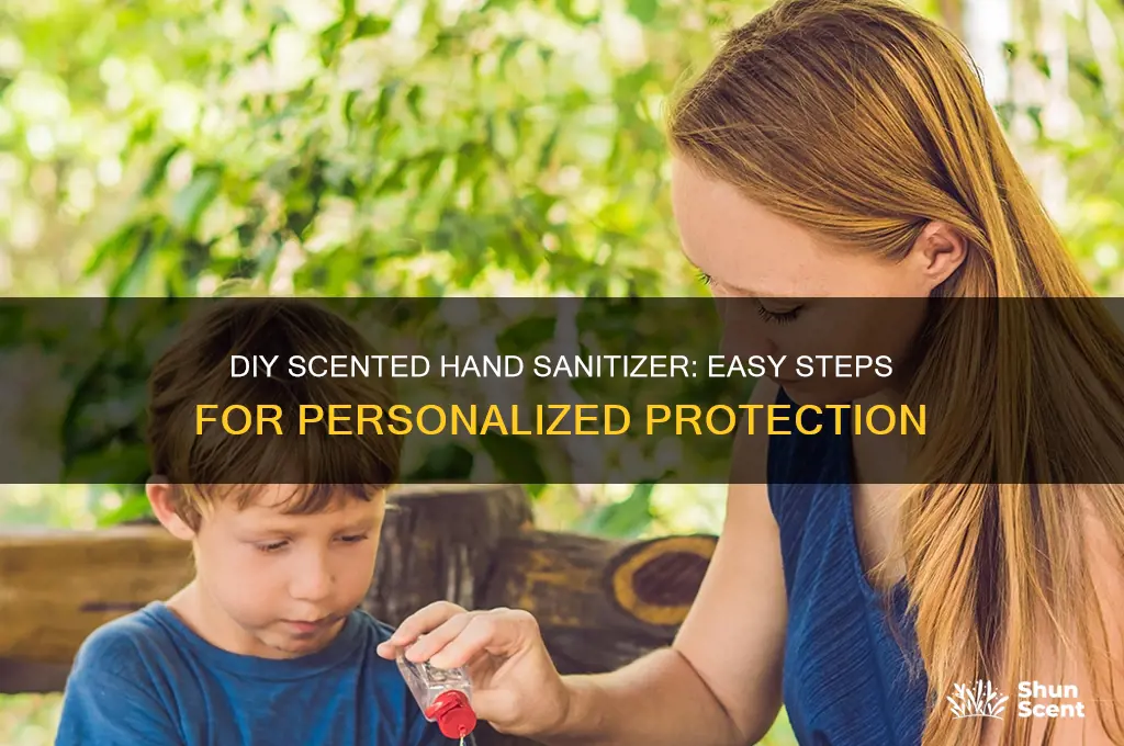 how to make your own scented hand sanitizer