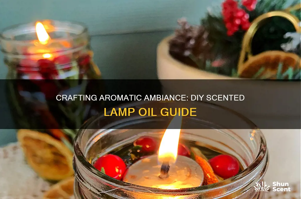 how to make your own scented lamp oil