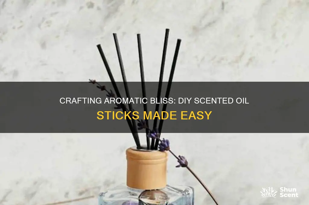 how to make your own scented oil sticks
