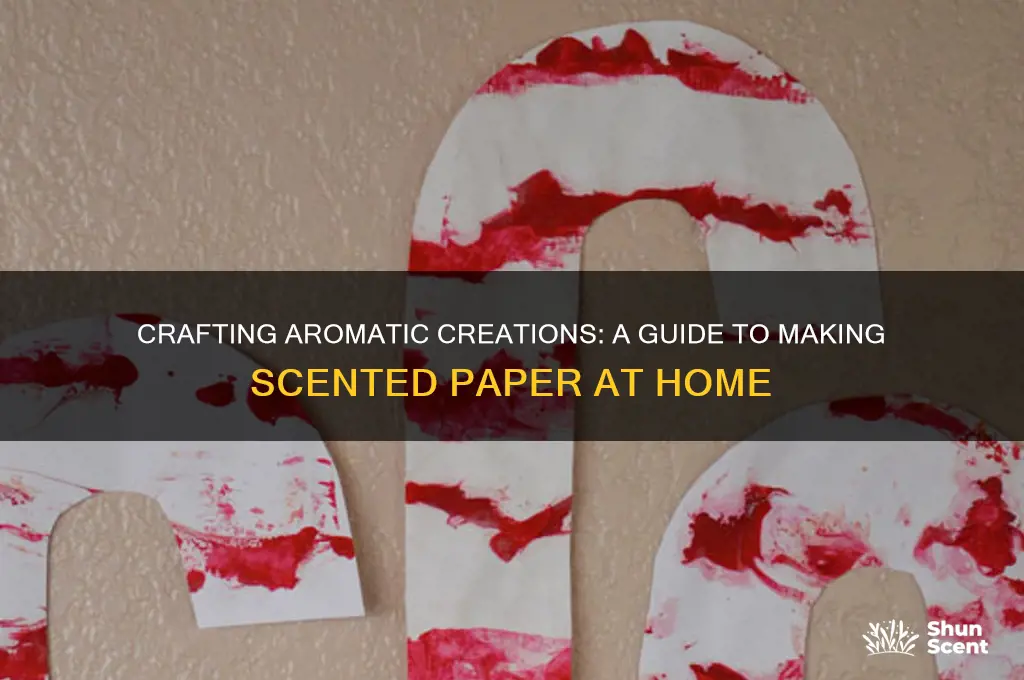how to make your own scented paper