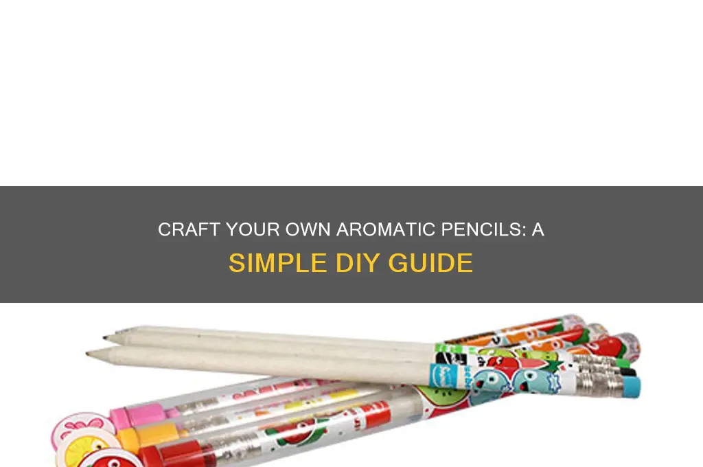 how to make your own scented pencils