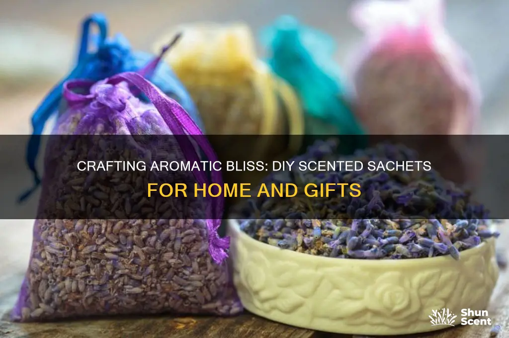 how to make your own scented sachets