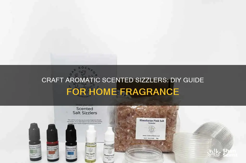 how to make your own scented sizzlers