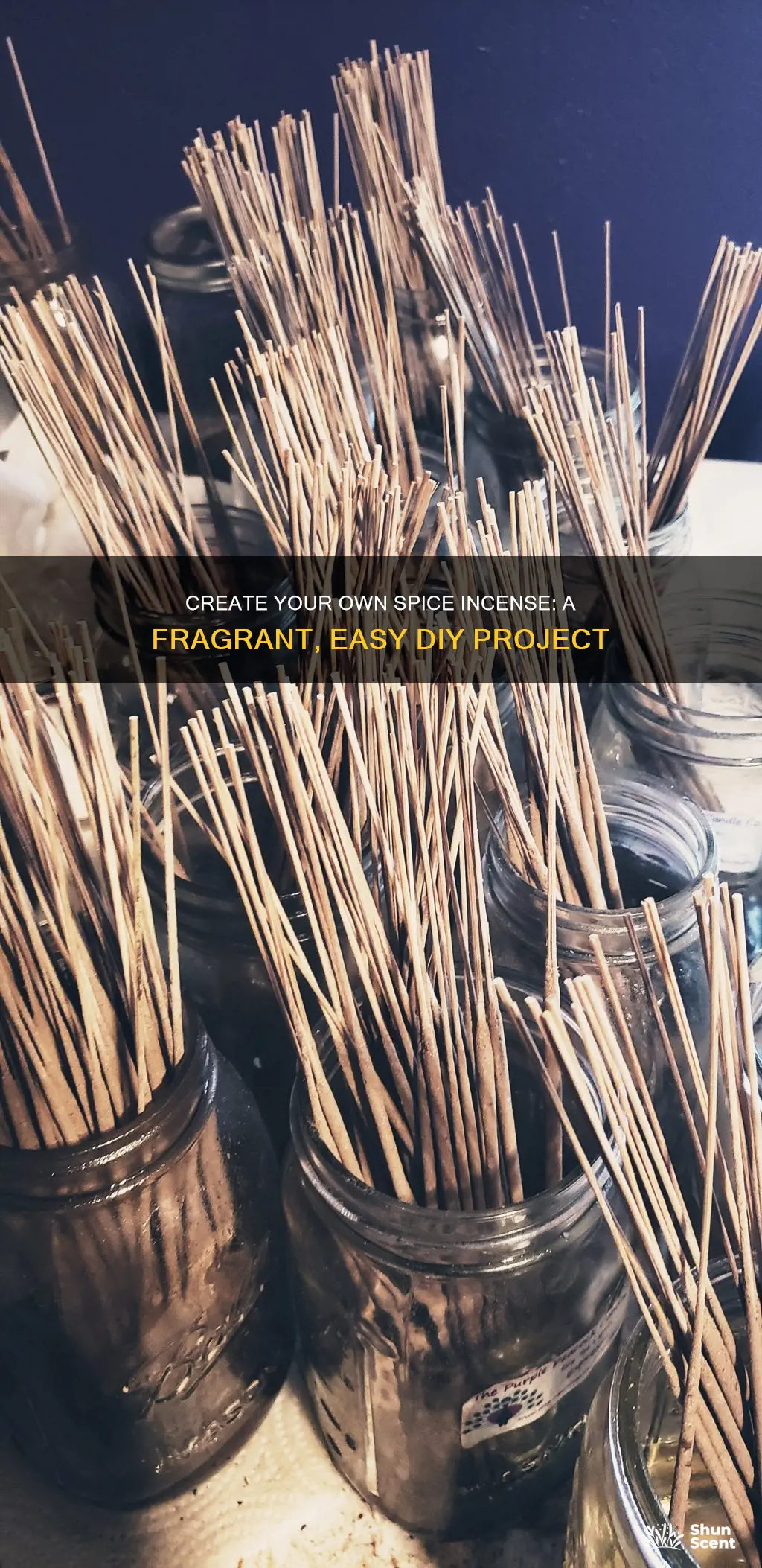 how to make your own spice incense