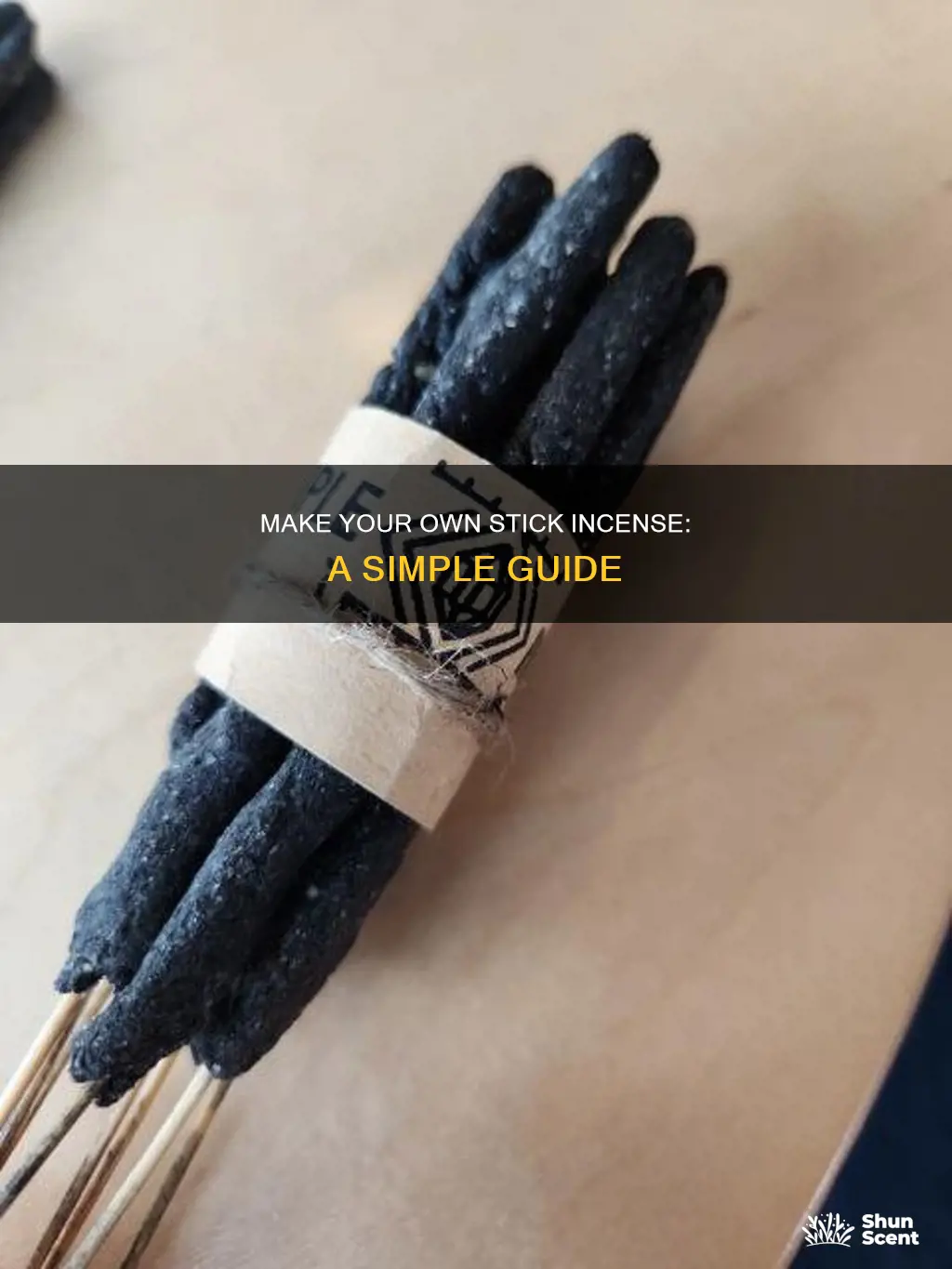 how to make your own stick incense