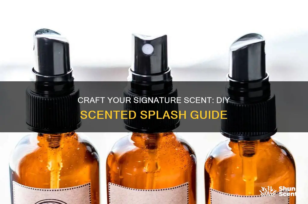 how to make your scented own splash