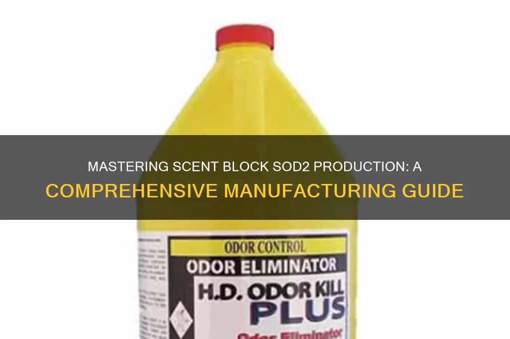how to manufacture scent block sod2