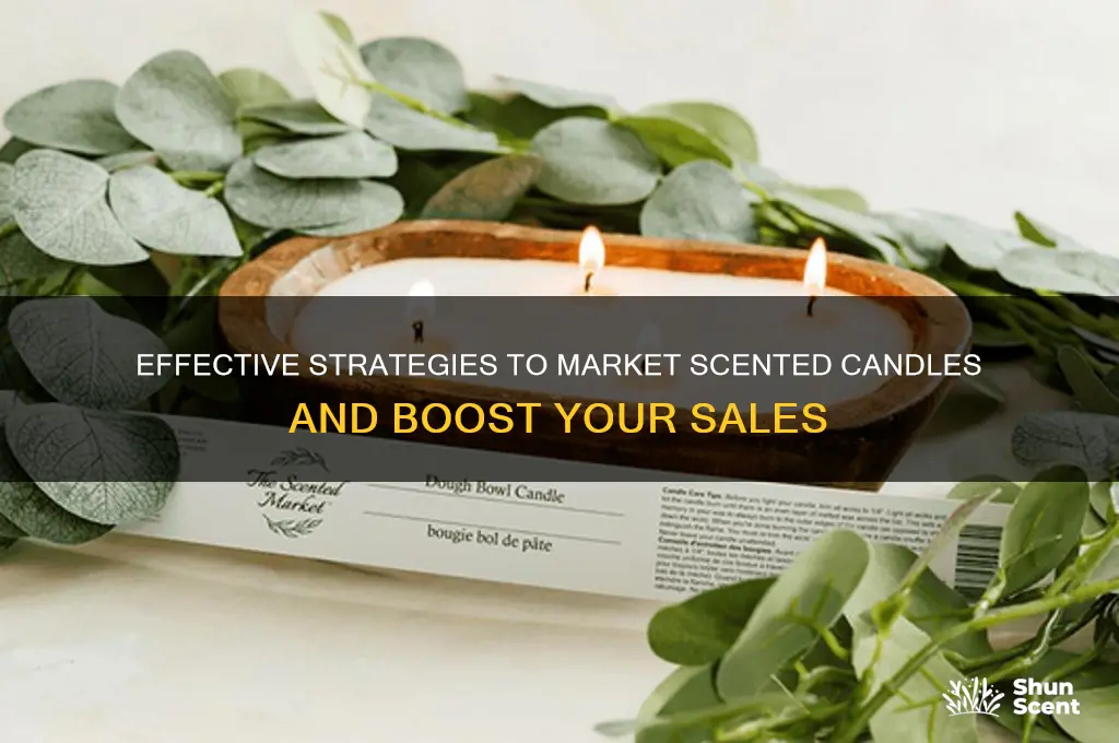 how to market scented candles