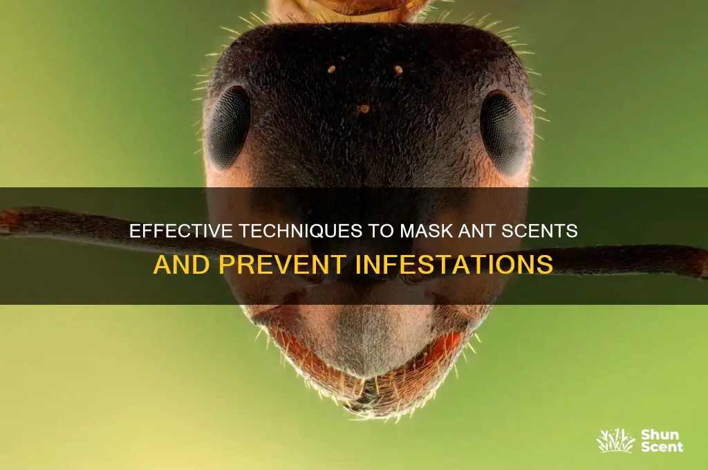 how to mask ant scents