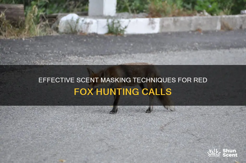 how to mask scent from red fox hunter call