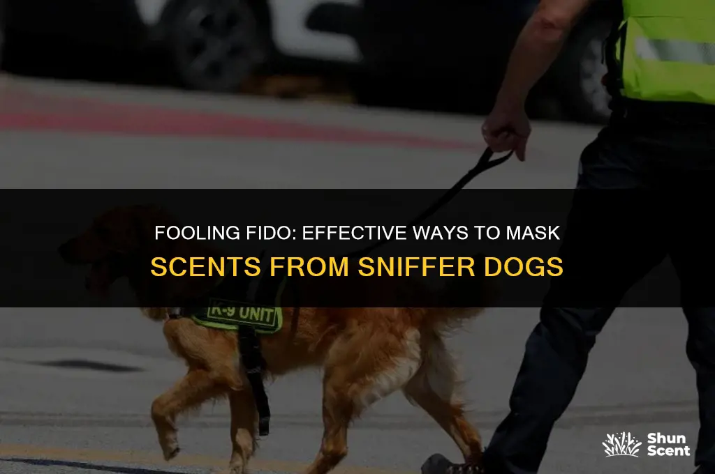 how to mask smell from sniffer dogs
