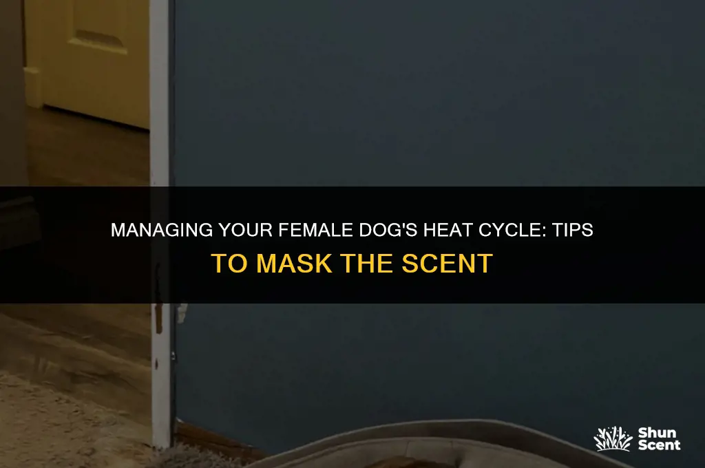how to mask smell of female dog in heat