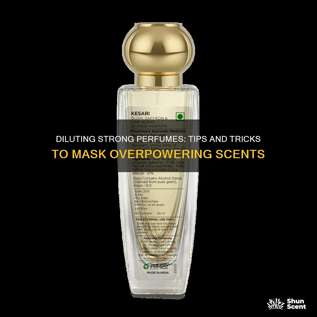 how to mask strong perfume