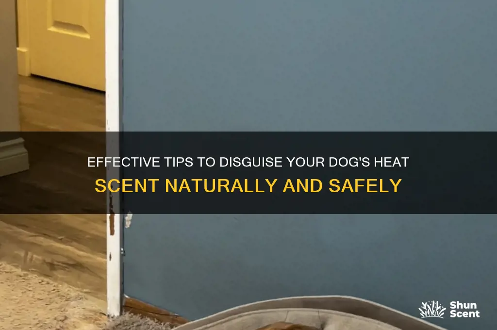 how to mask the scent of a dog in heat