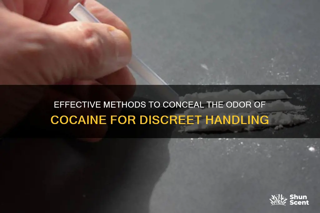 how to mask the scent of cocaine