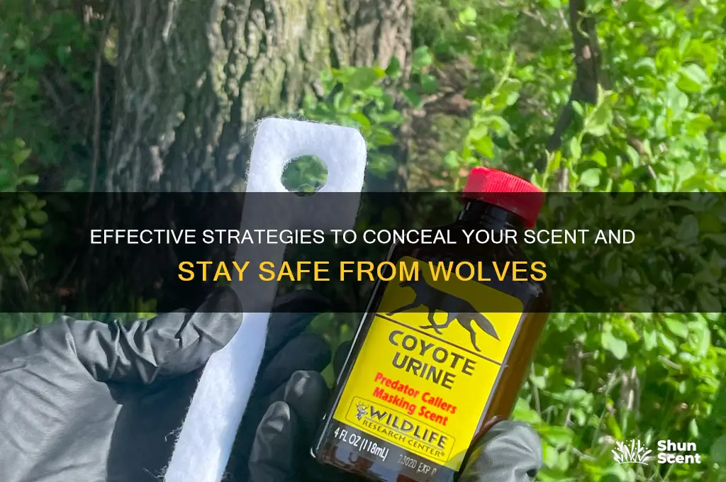 how to mask your scent from wolves