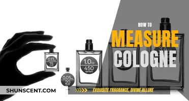 The Art of Applying Cologne: A Guide to Measurement