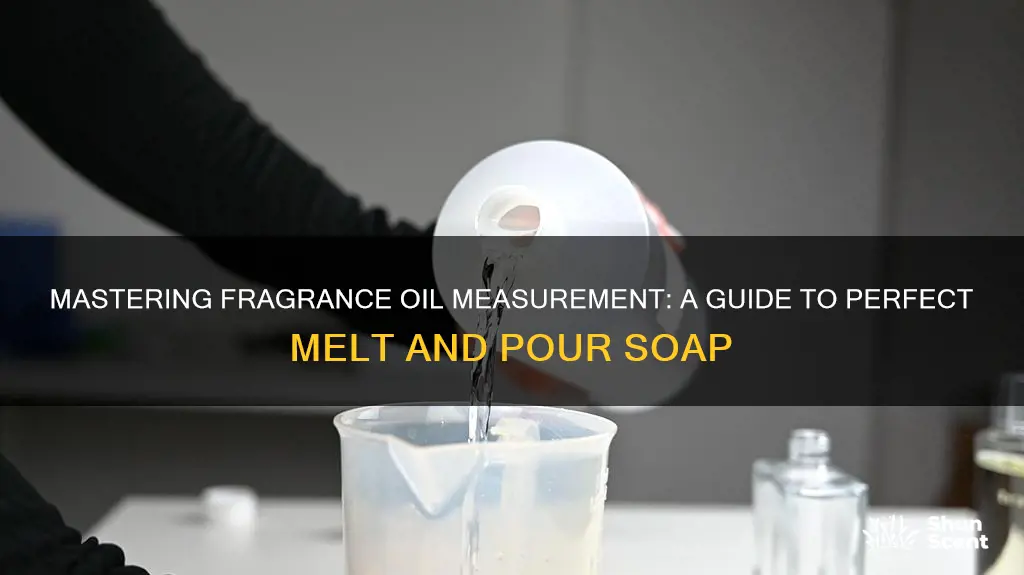 how to measure fragrance oil for melt and pour soap