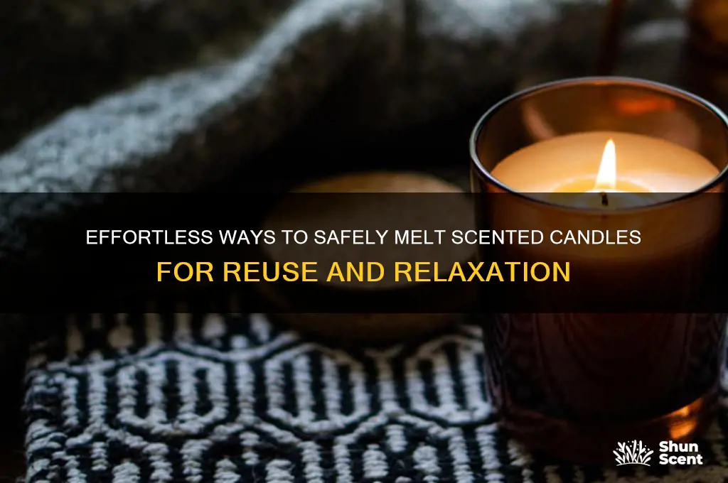 how to melt scented candles