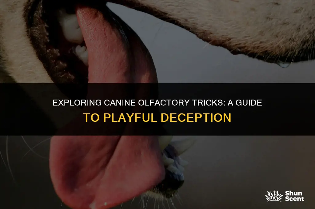 how to mess with a dogs sense of smell