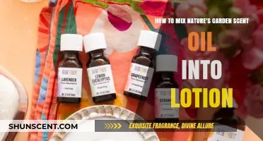 Blend Nature's Garden Scent Oil into Lotion: A Simple DIY Guide