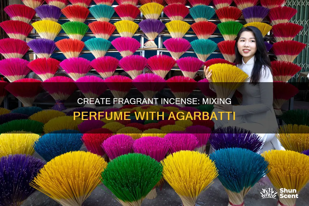 how to mix perfume in agarbatti