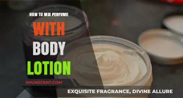 Creating a Scented Lotion: Mixing Perfume and Body Moisturizer
