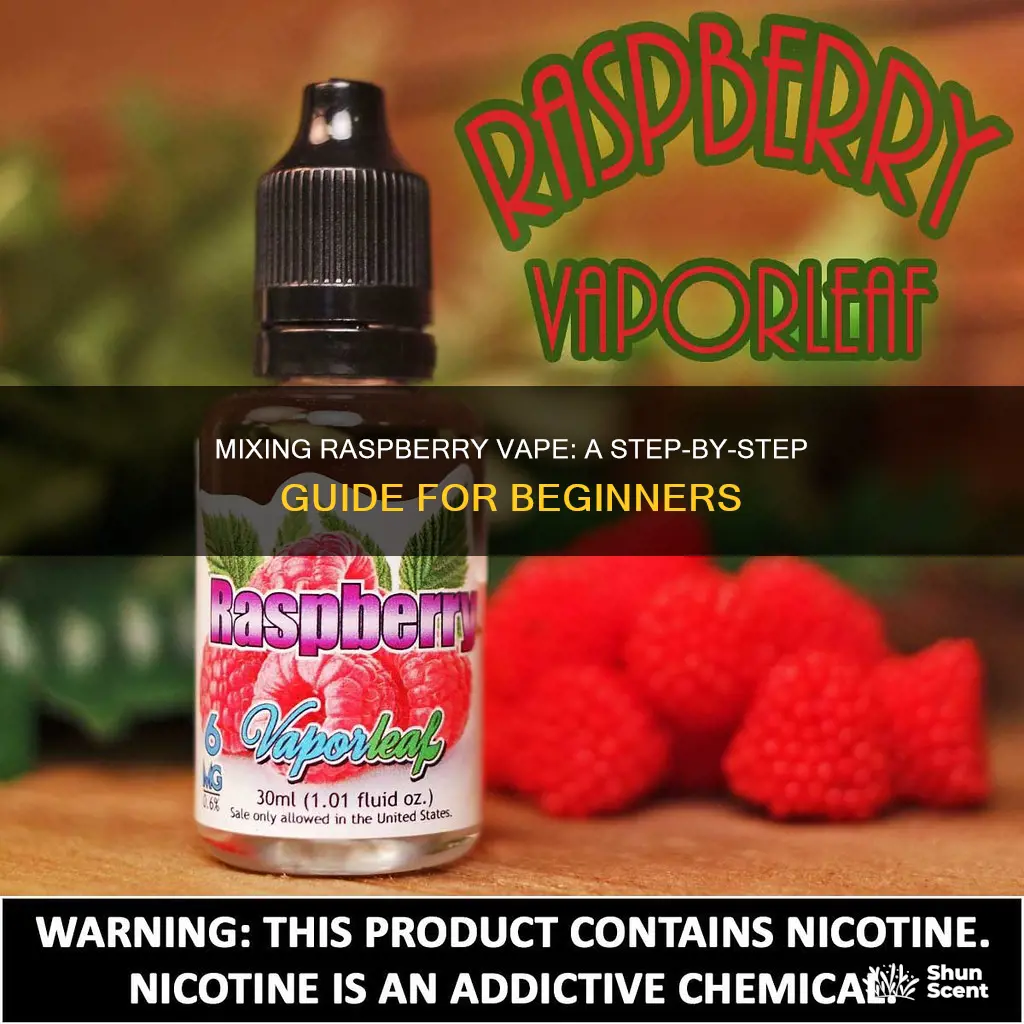 how to mix raspberry from aroma flavors vape