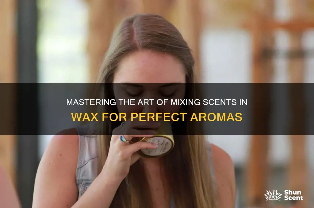 how to mix scent in wax