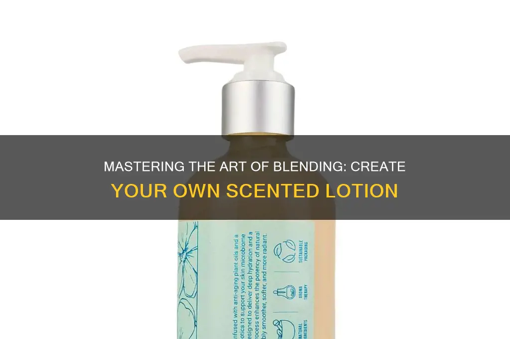 how to mix scented lotion