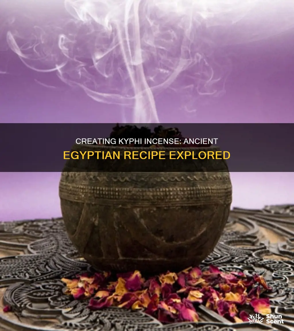 how to mke kyphi incense