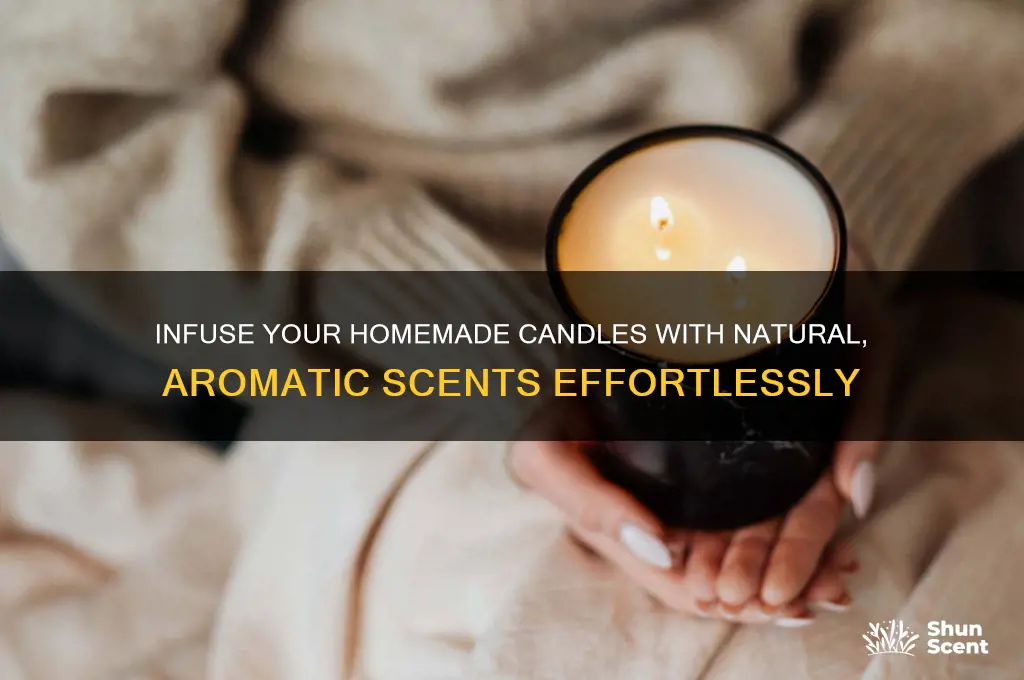 how to naturally scent homemade candles